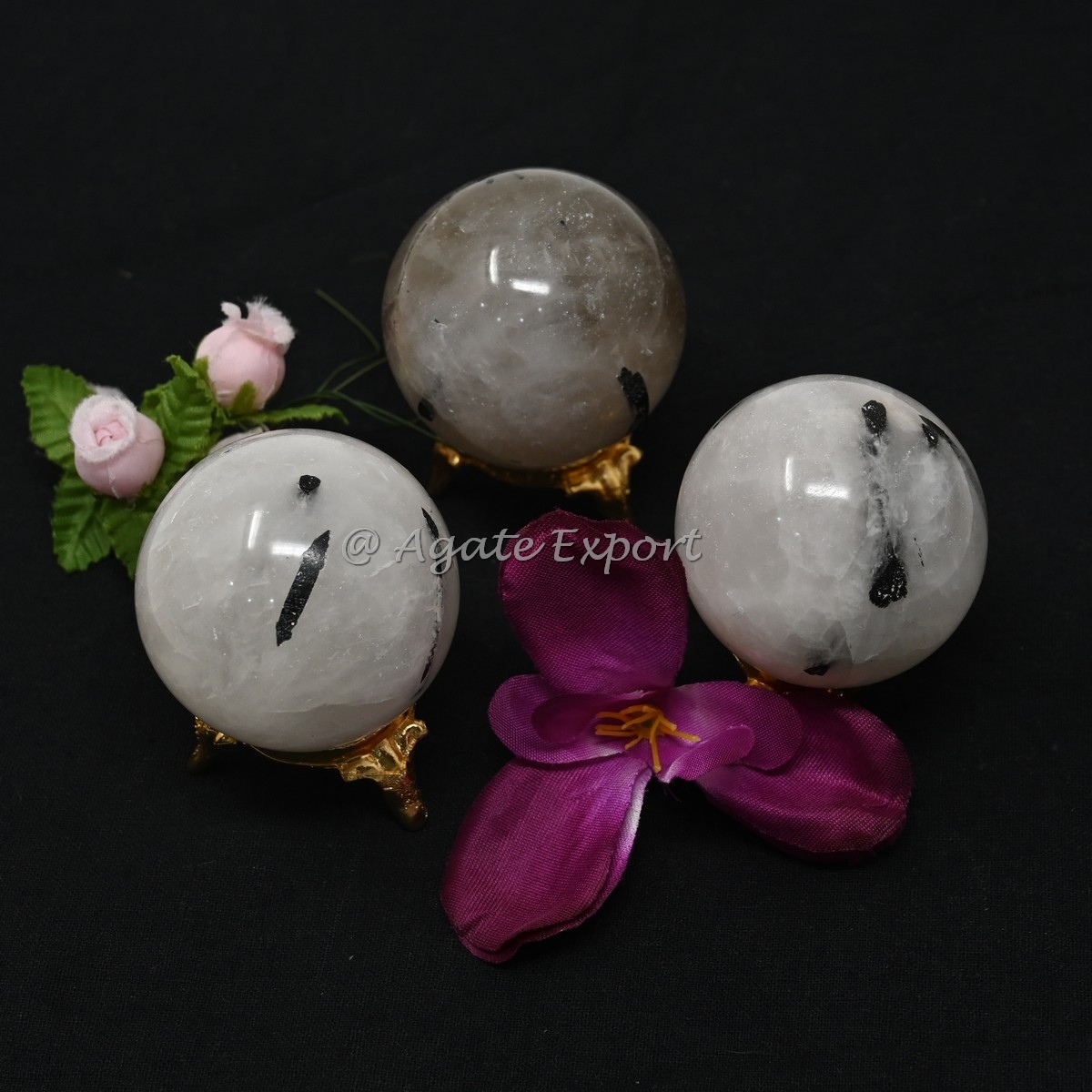 White Rutile Spheres