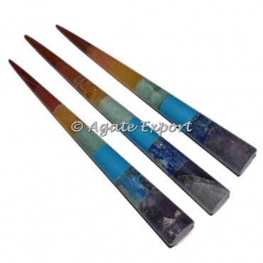 Seven Chakra Bonded Wand