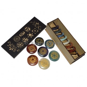 Seven Chakra Gift Box With Chakra Symbols