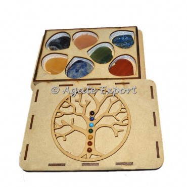 Plane 7 Chakra Hearts Set Gift Box