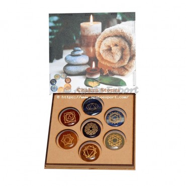 Yoga Seven Chakra Massage Set with Printed Box