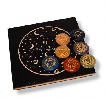 7 Chakra Stones With Box