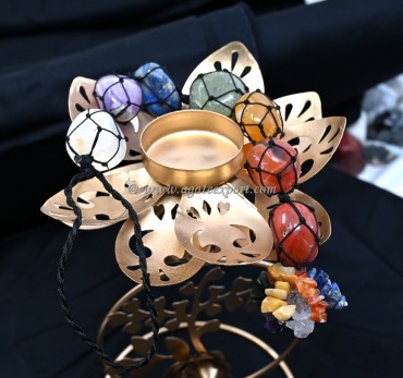 7 Chakra Tumbled Stones for Car Hanging and Door Hanging