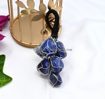 Lapis Lazuli Tumbled Hanging for Home And Door