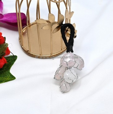 Rose Quartz Tumbled Hanging for Home And Door