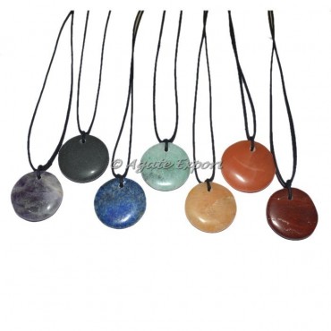 7 Chakra Disc Pendants Sets