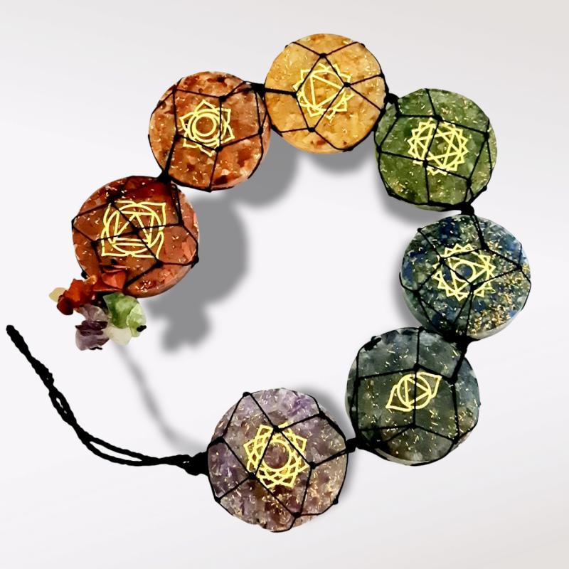 Orgonite Seven Chakra Wall Decor Hanging For Healing